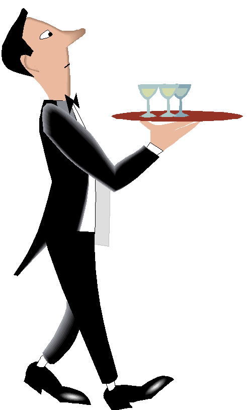 cartoon waiter images